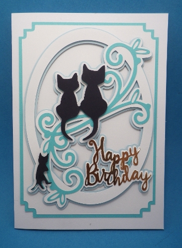 Happy birthday, cats topper