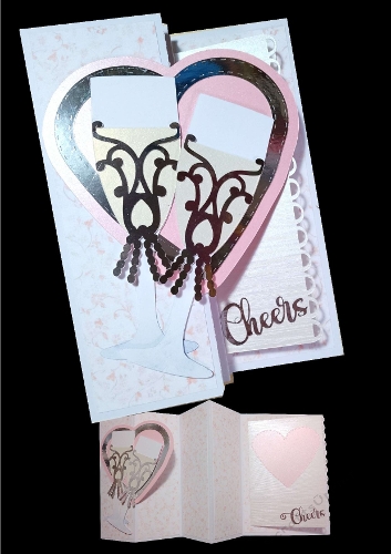 Celebration concertina card