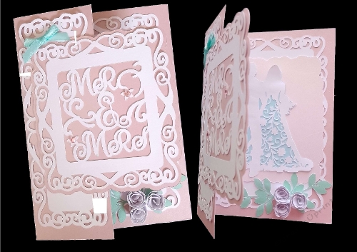 Mr and Mrs card