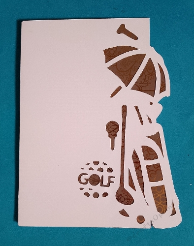 Golf over the edge card