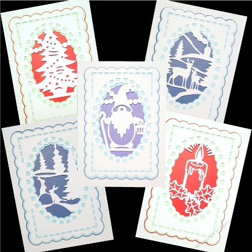 Christmas toppers set 1