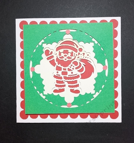 Santa topper