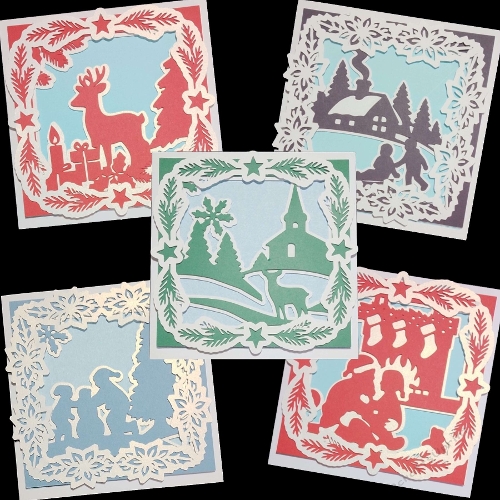 Christmas topper set 3