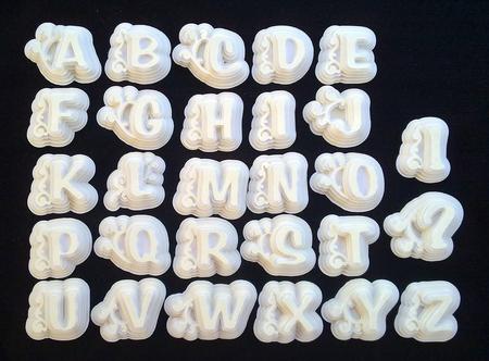 Fancy Alphabet Capitals