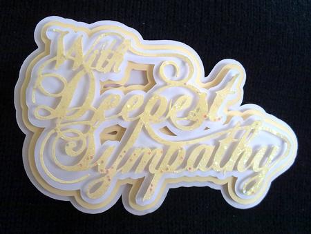 With Deepest Sympathy Topper