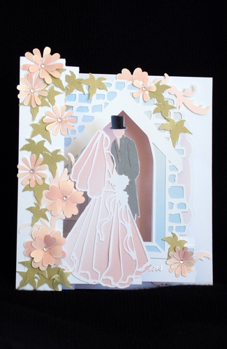 Wedding Couple Concertina Card