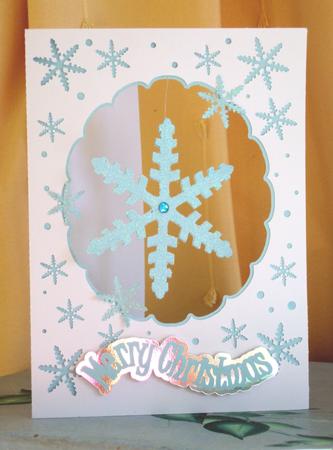 Hanging Snowflake Card