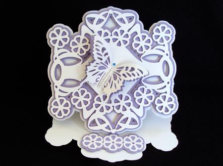 Fancy Easel Card with Butterfly