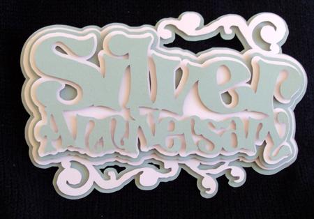 Silver Anniversary Topper 2