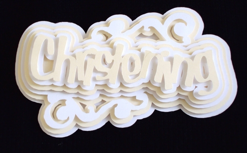 Christening Topper