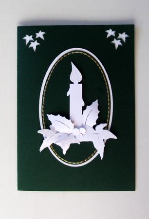 Candle decoupage Card