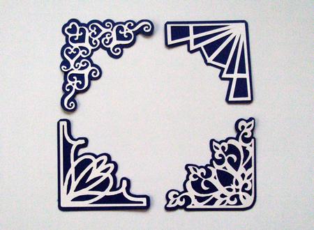 Set of 4 Fancy Corners