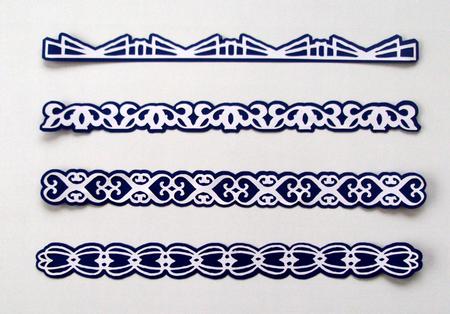 Set of 4 Fancy Borders, set 2