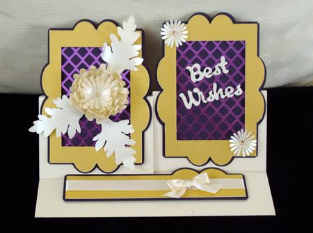 Crysanthemum Double Easel Card