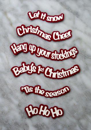 Christmas Curvy Sentiments Set 2