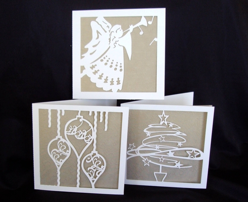 Christmas card trio set 1