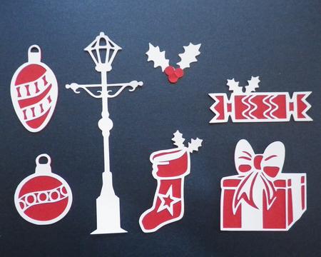 Christmas Embellishments Cameo Ready