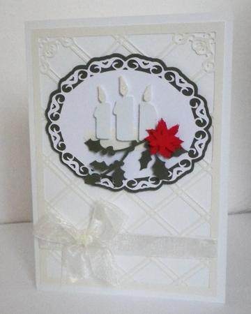Candles on Fancy Frame Topper 
