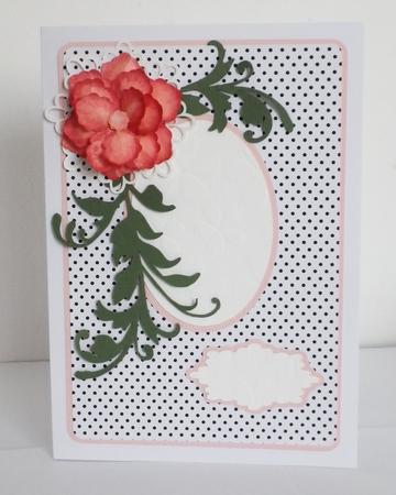 Fanciful Flower and Leafy Flourishes Topper