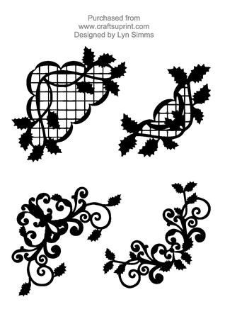 Large Christmas Corners 