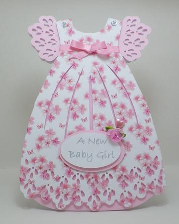 Baby Girl Dress Card