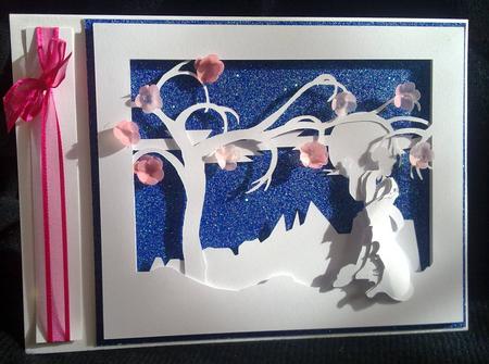 Oriental Scene 3D card topper