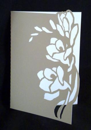 Freesia Over The Edge Card