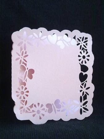 Floral Border Card