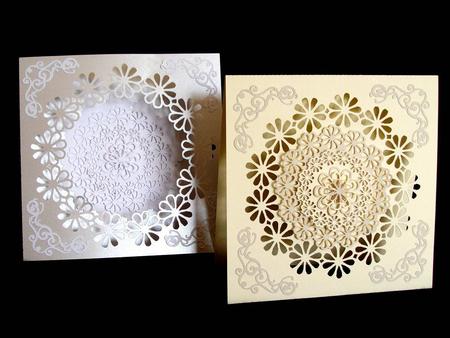 Floral Peephole And Medallion Cards 1