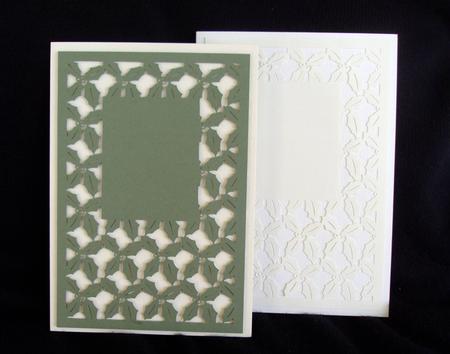 Holly Card topper