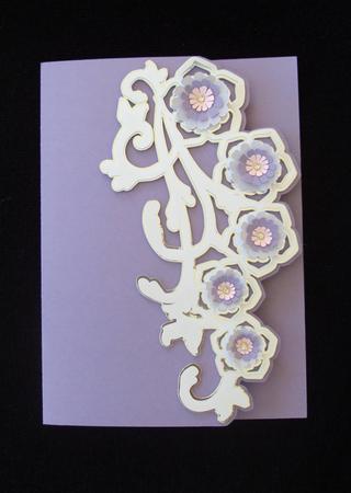 Fancy Floral Edge Card