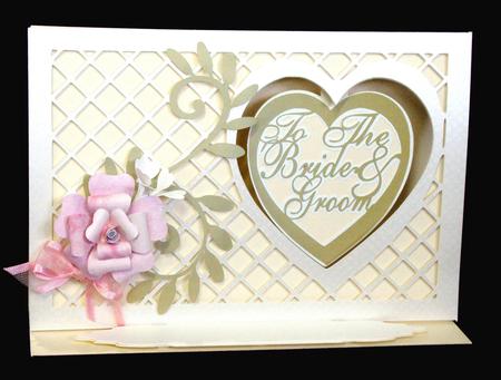 Wedding Day Peephole Swinging Card 