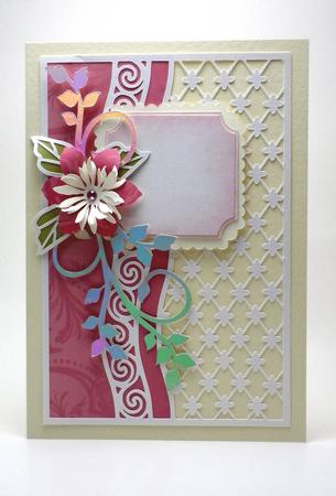 Lacy Mat With Flower And Flourish Topper 1