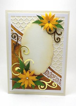 Lacy Mat With Flowers And Flourishes Topper 2 