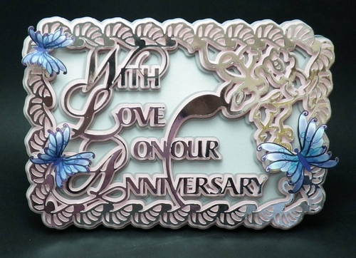 With Love On Our Anniversary Card