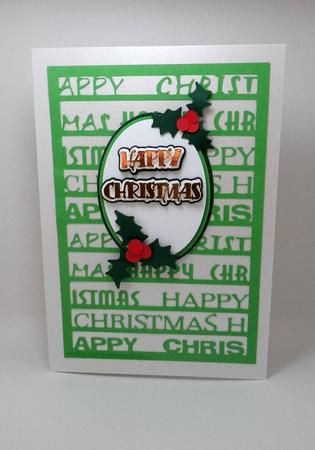 Happy Christmas background topper