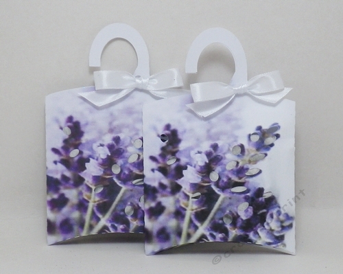 Dried lavender hanging sachets, silhouette studio only