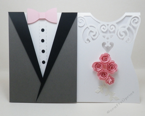 Wedding outfit card