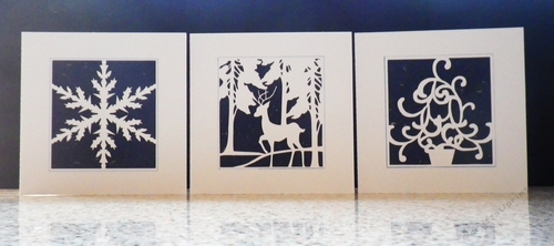 Christmas card trio, set 2.
