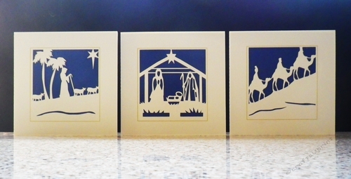 Christmas card trio set 3