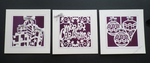 Christmas card trio, set 4
