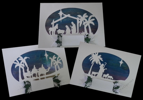 Christmas card trio, set 5