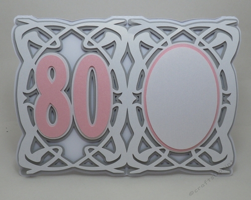 Milestone number 80 card