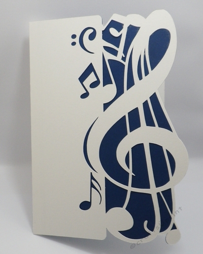 Music over the edge card