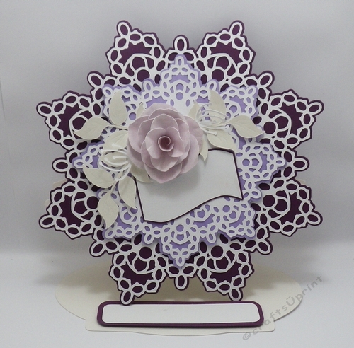 Doily easel card