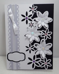 Daisy over the edge card