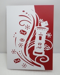 Post box over the edge card