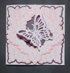 Butterfly square topper
