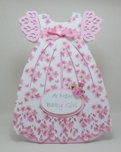 Baby Girl Dress Card