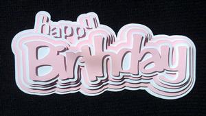 Happy Birthday Topper